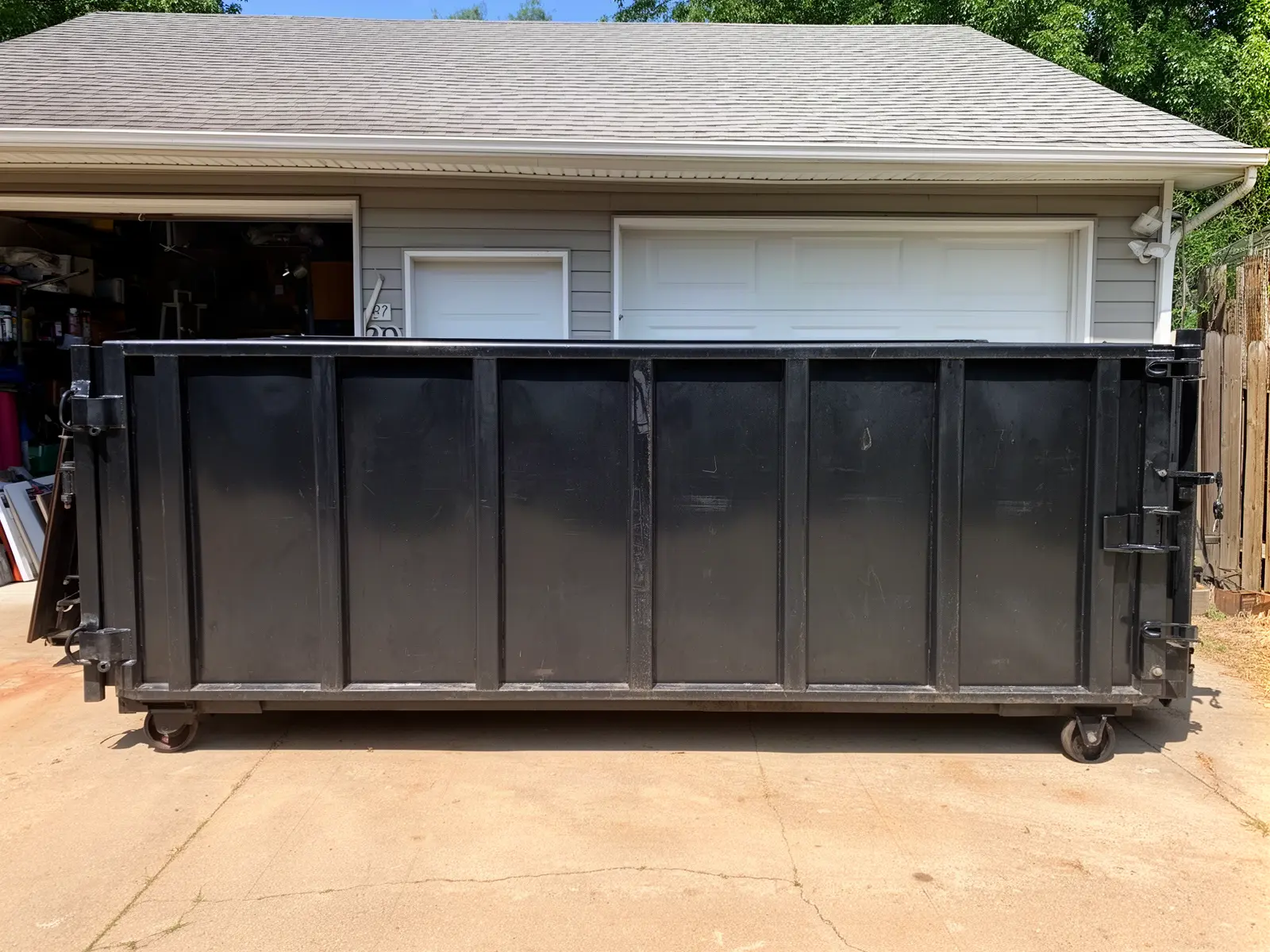 Roll-off dumpster from Big Dumpster Rental Service in Cary, NC